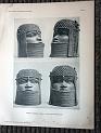 zz-lusc19,tafel 054 benin nigeria,frau-bronze-gedenkkopf